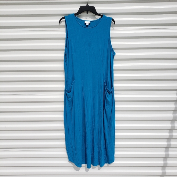J. Jill Dresses & Skirts - J. Jill soft maxi tank dress with front pockets